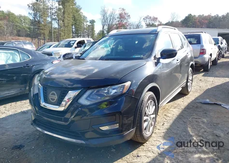 2017 Nissan Rogue Sv z USA, uszkodzony, nr VIN KNMAT2MT7HP572083